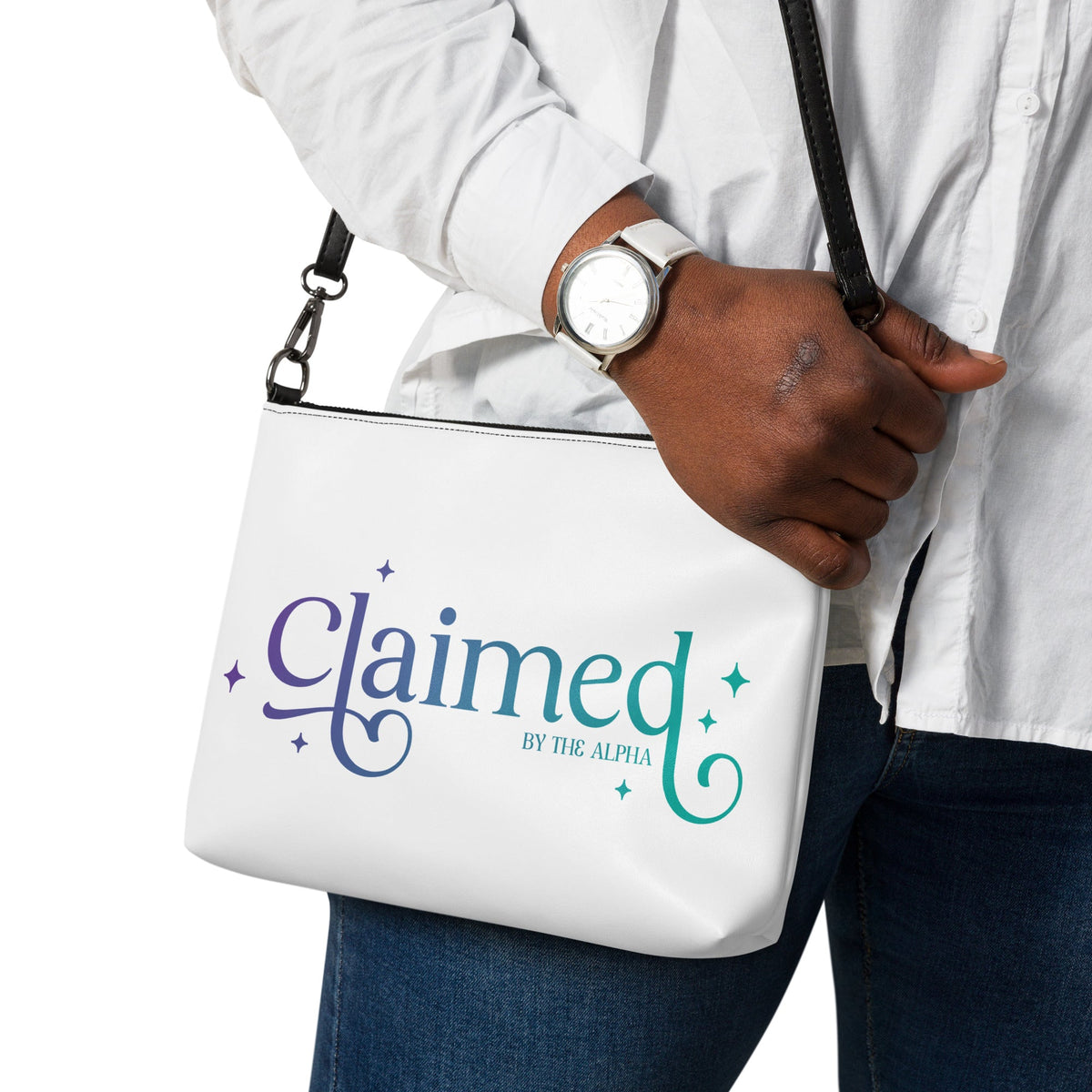 Claimed by the Alpha crossbody bag