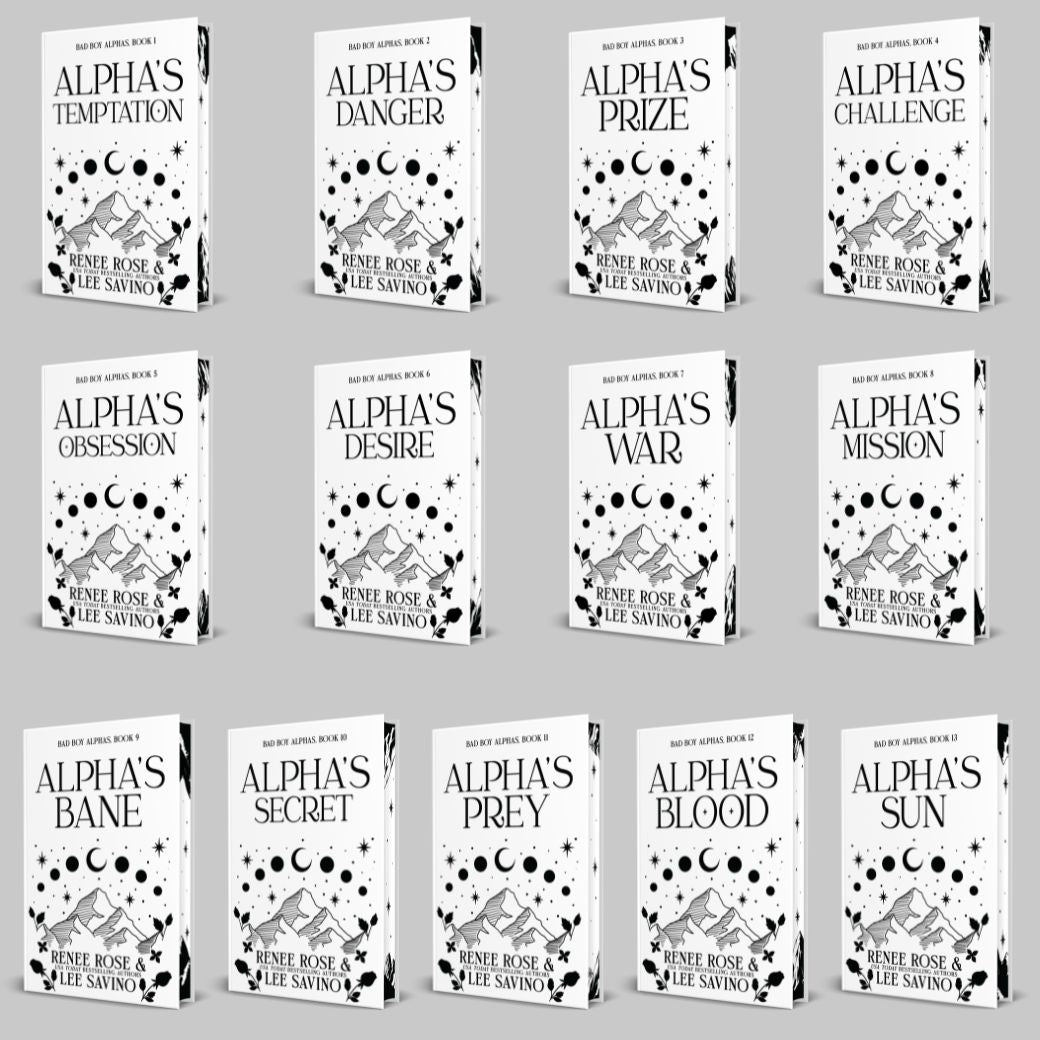 Bad Boy Alphas White Edition Hardbacks Complete Set