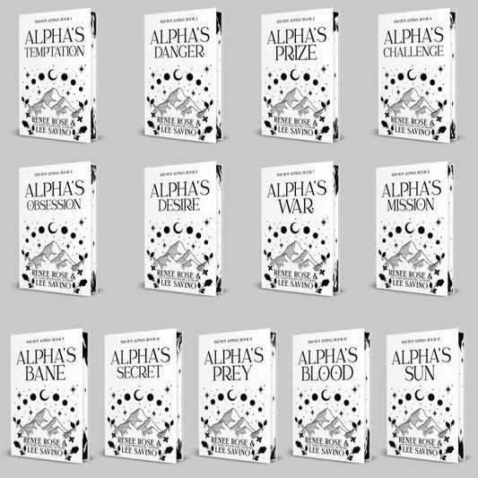 Bad Boy Alphas White Edition Hardbacks Complete Set