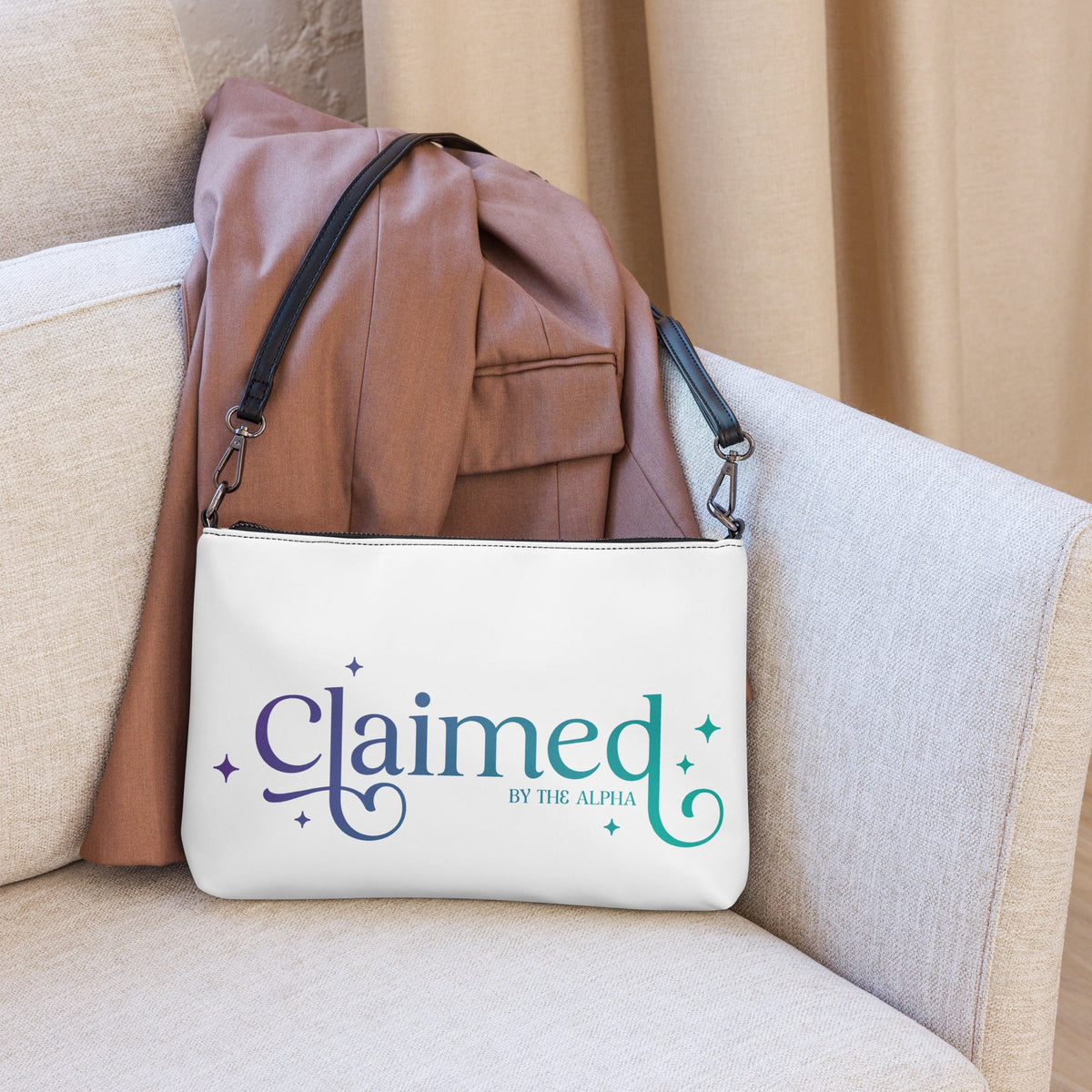 Claimed by the Alpha crossbody bag