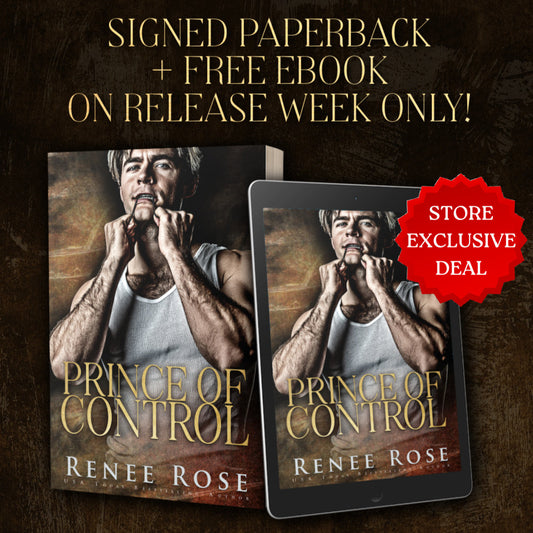 Bratva Heirs: Prince of Control Signed Paperback with FREE E-Book!