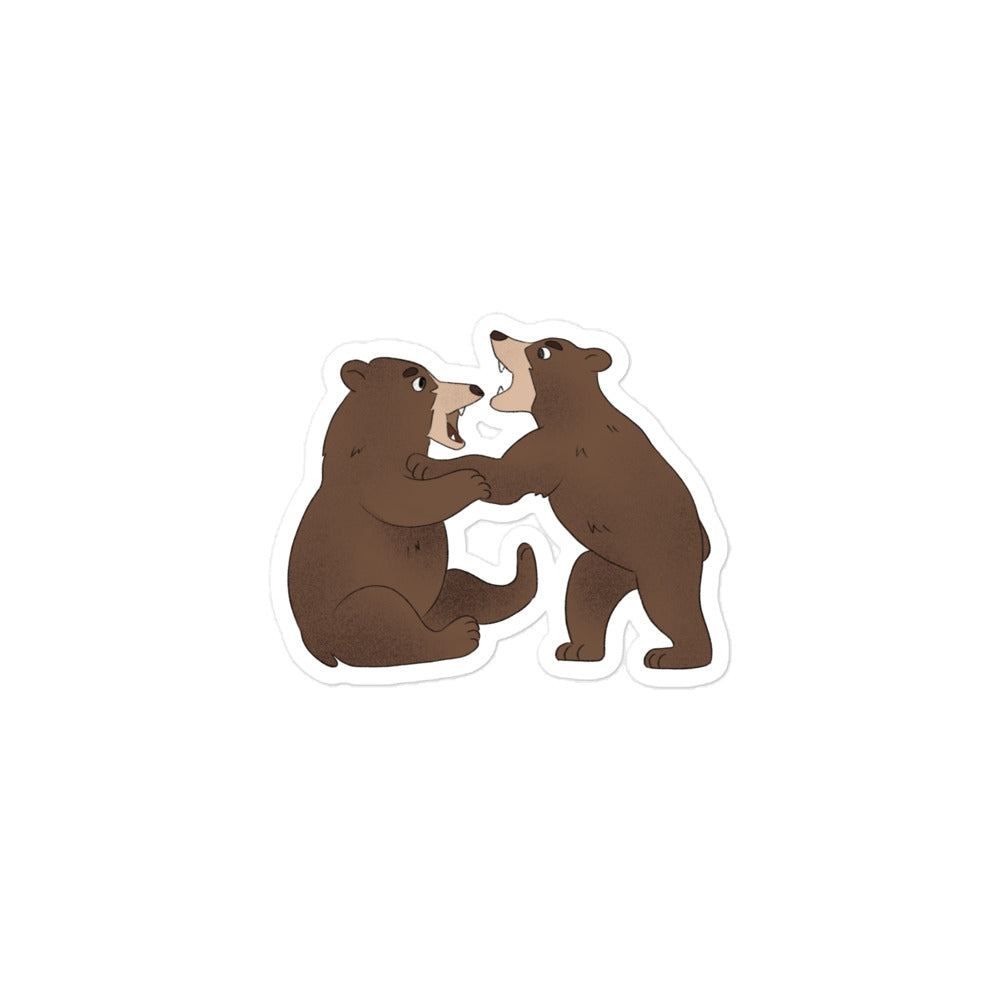 Bad Boy Bear Stickers
